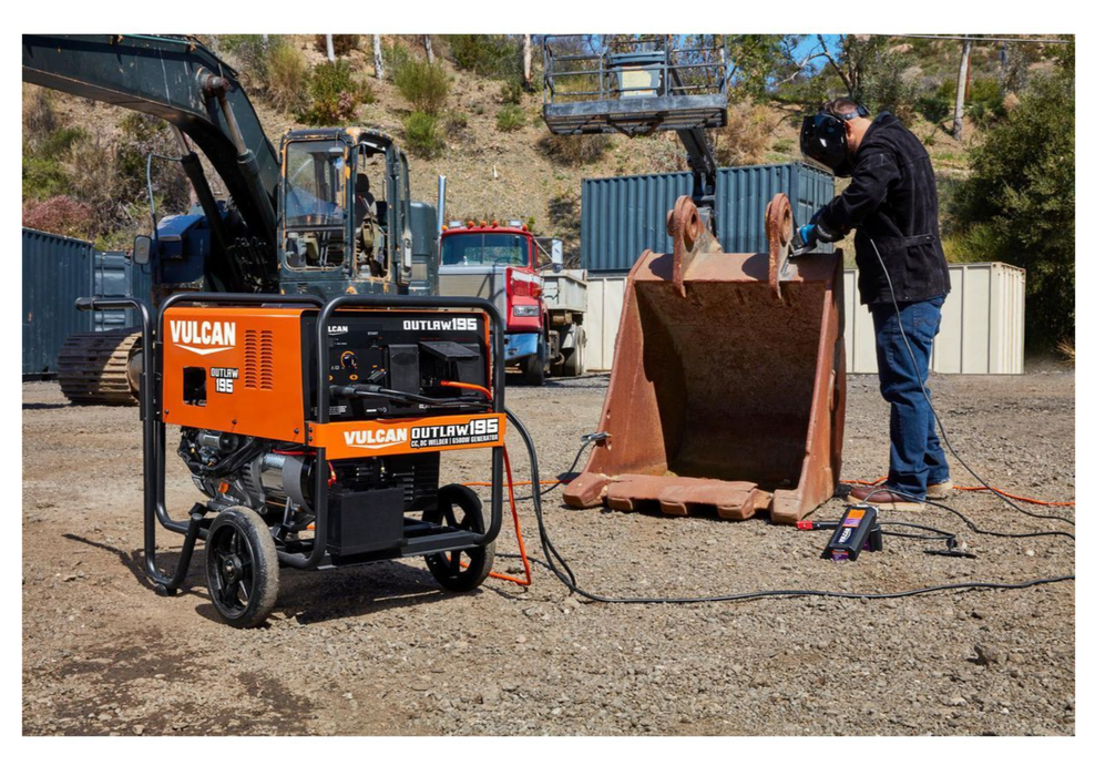 VULCAN OUTLAW 195 Engine-Driven Stick Welder/AC Generator with CO SECURE Technology